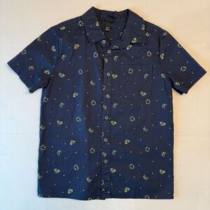art class Blue and Yellow Button Down Shirt